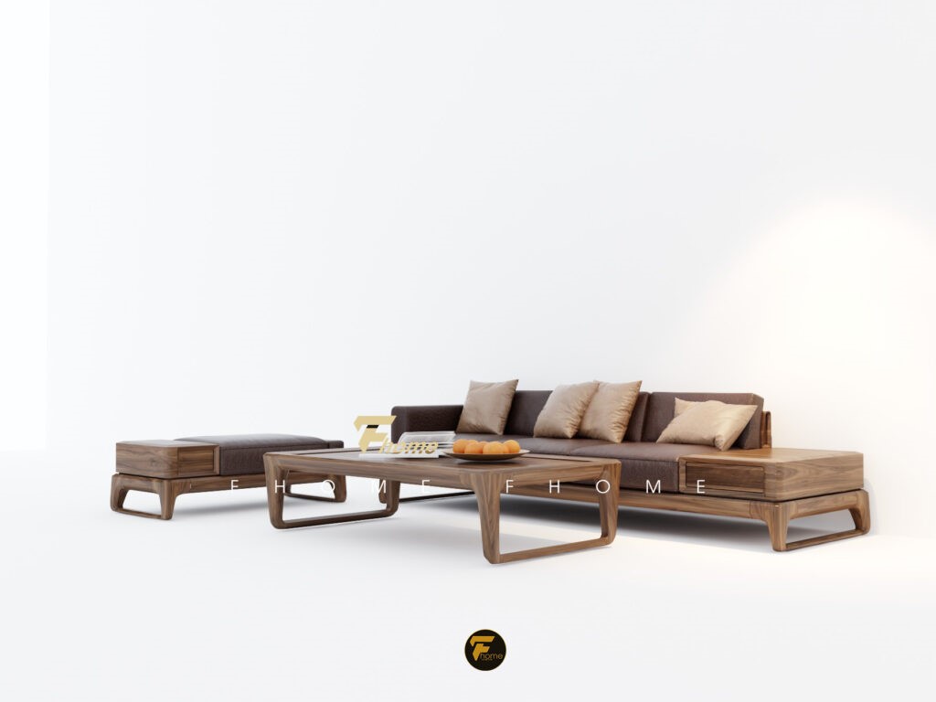 Ghế Sofa văng dài 2.2m với thiết kế tinh tế, sang trọng